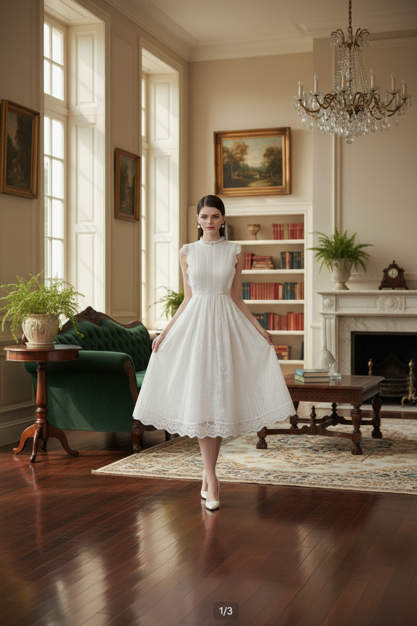White dress