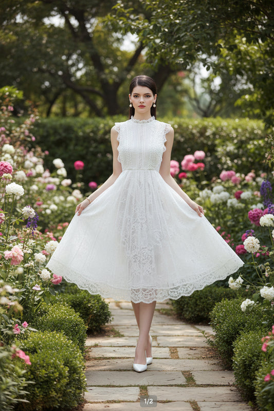 White dress